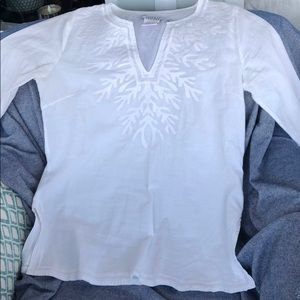 Size M White Tunic Gretchen Scott